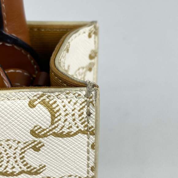 Celine Mini Vertical Cabas Triomphe 2-Way Shoulder/Handbag in Coated Canvas, ... - Picture 5 of 9